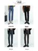 Women's Blue-Gray High-Waisted Straight-Leg Jeans, 2022 Spring/Autumn Style, Slimming & Versatile, Petite Fit, Nine-Point Cigarette Pants