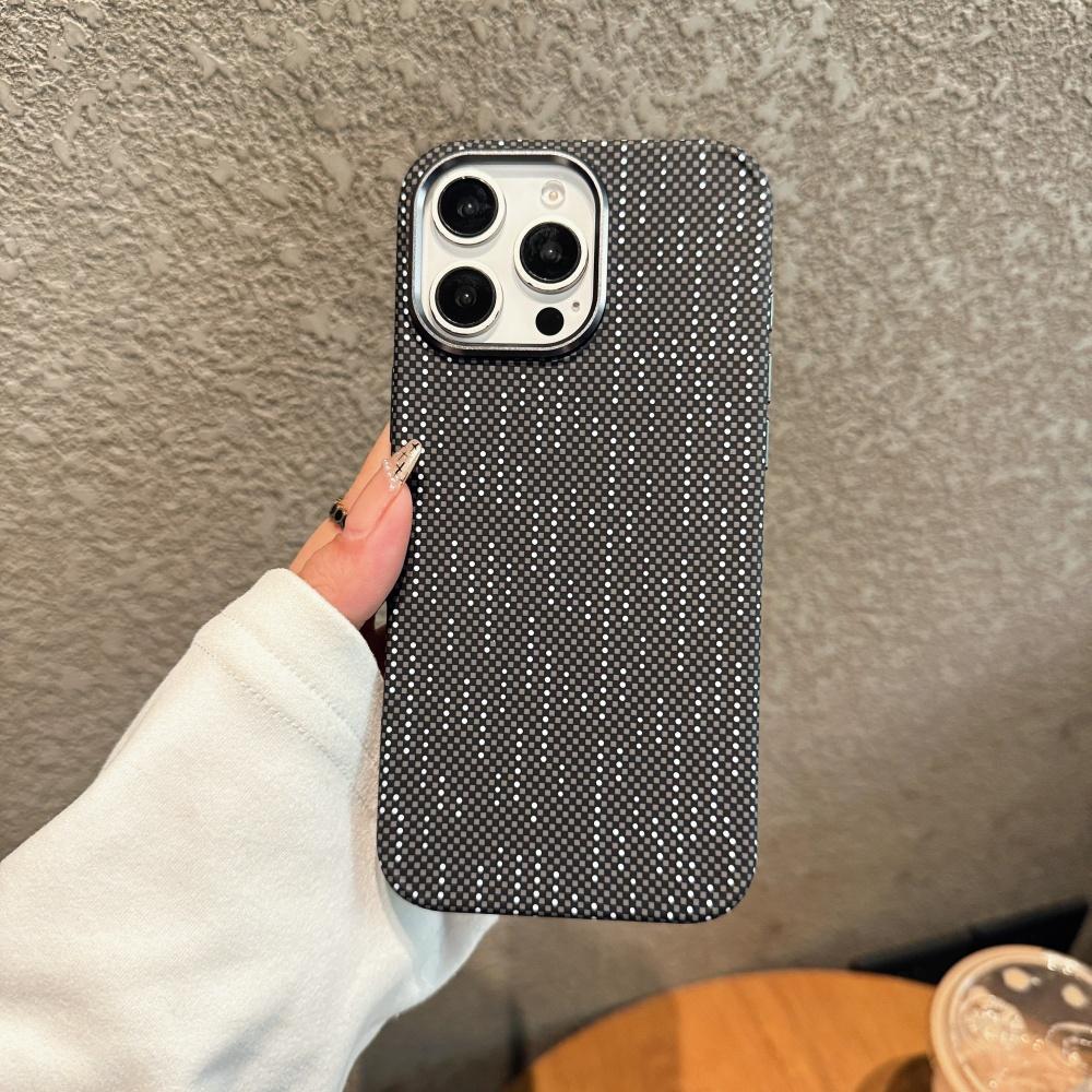 Carbon Fiber PC Armor For Magsafe Case For iPhone 17 Air 16 15 14 Plus 13 12 Pro Max 11 Magnetic Wireless Charging Cover