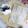 Desk Ornament Mould Silicone Mold for Miniature House Shaped Pen Holder Decoration Gypsum Mold Jewelry Making Supplies