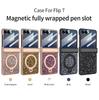 360 Rotating Bracket Luxury Magnetic Case for Samsung Flip 7 6 Full Protection Tempered Glass Screen Protector Kickstand Cover