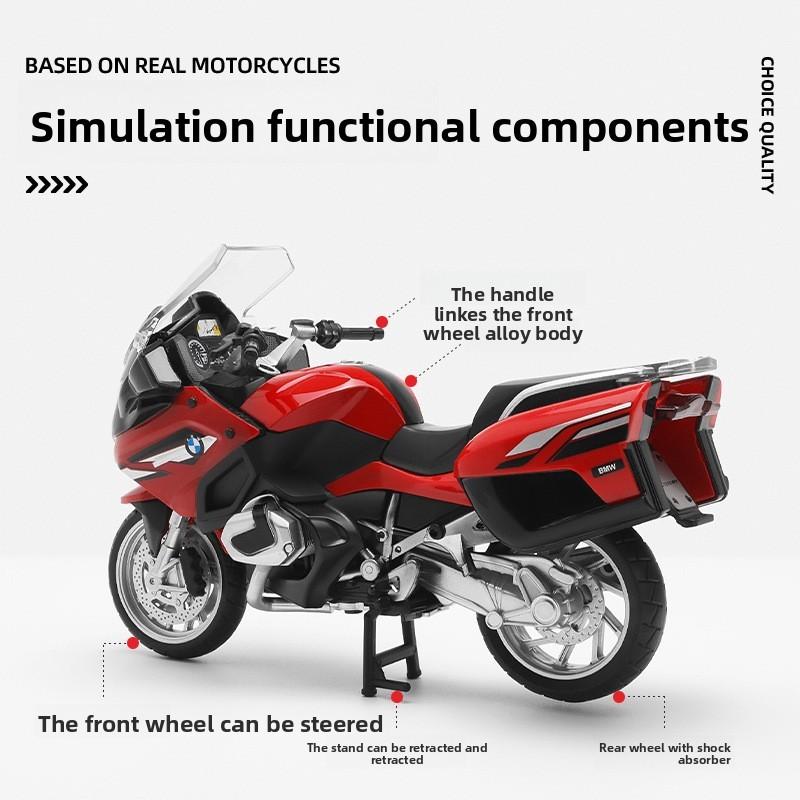 Model Collectible Motorcycle With Inertia Drive For Kids Enthusiasts And