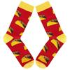 Autumn Winter Printed Crew Socks - Cute and Trendy Food Patterns