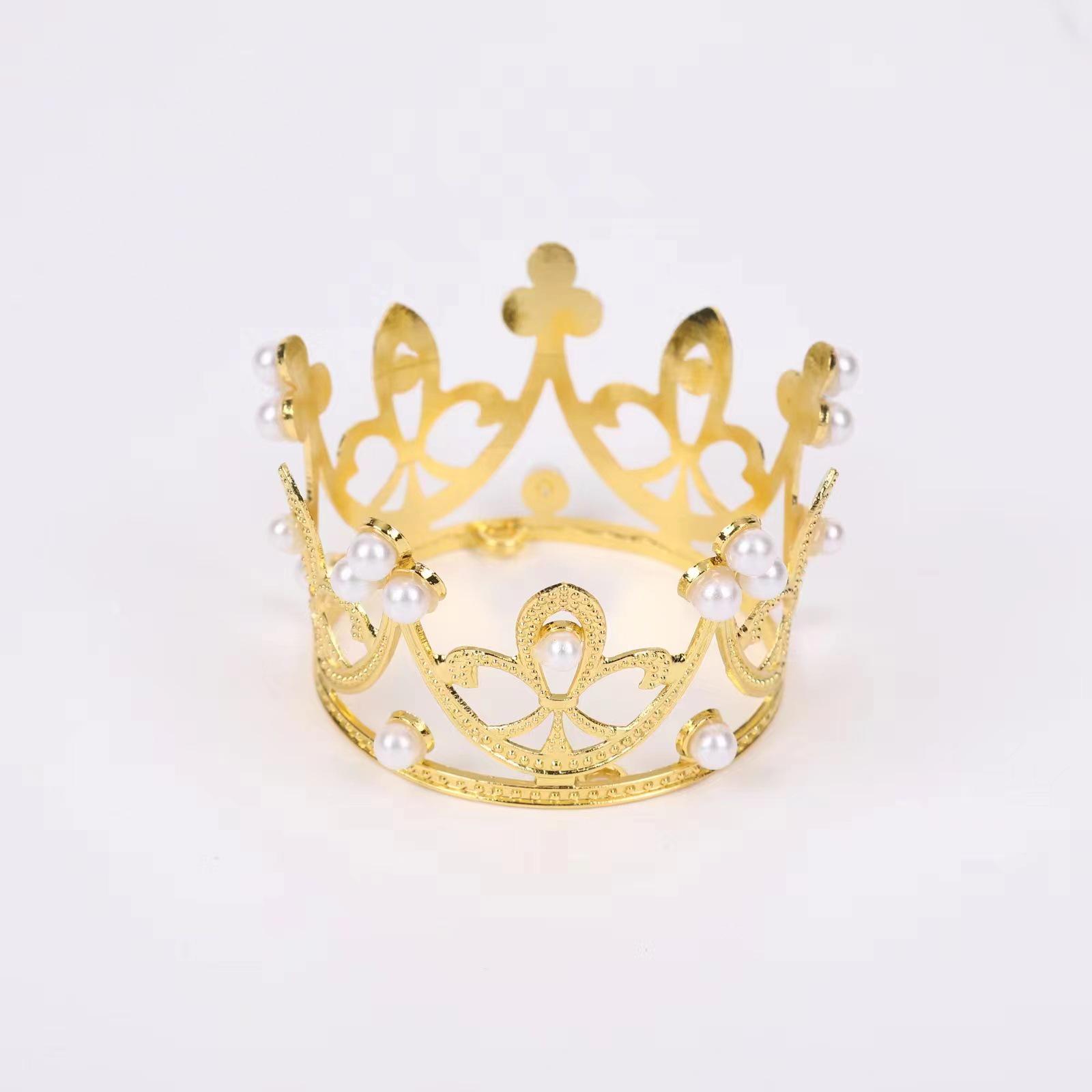 

Детские украшения для торта «Принцесса», мини-короны из жемчуга