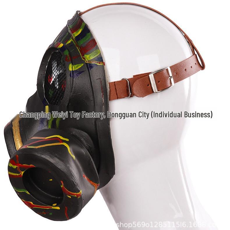 Steampunk Latex Gas Mask for Halloween, Carnival, or Masquerade.