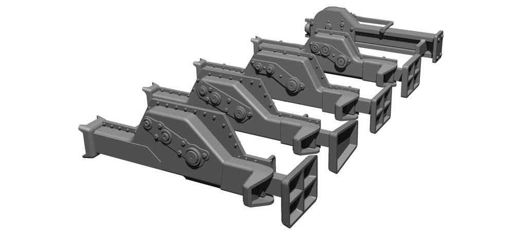 BSK Model WW2 Německý zvedák 5 Plastikový model BSKC35014 1/35 Sada, Dílky, Součásti, (Nádrž)