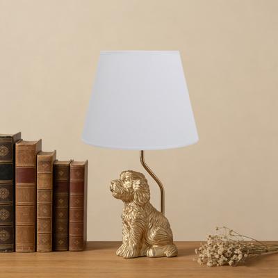 Yousheng Desk Lamp Resin Bunny Puppy Cow Shape Night Light with Touch Switch Soft LED Lighting for Bedroom Bedside Table Hallway Home Office