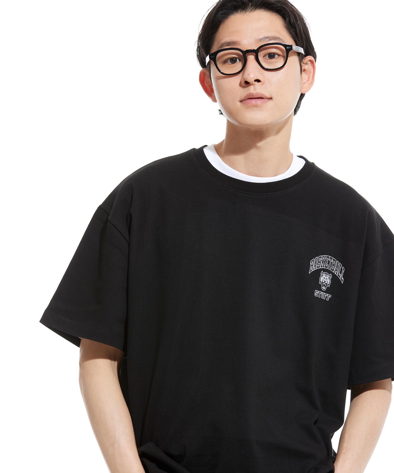 Sturf Small Tiger Heavy Short Sleeve Tee Black L