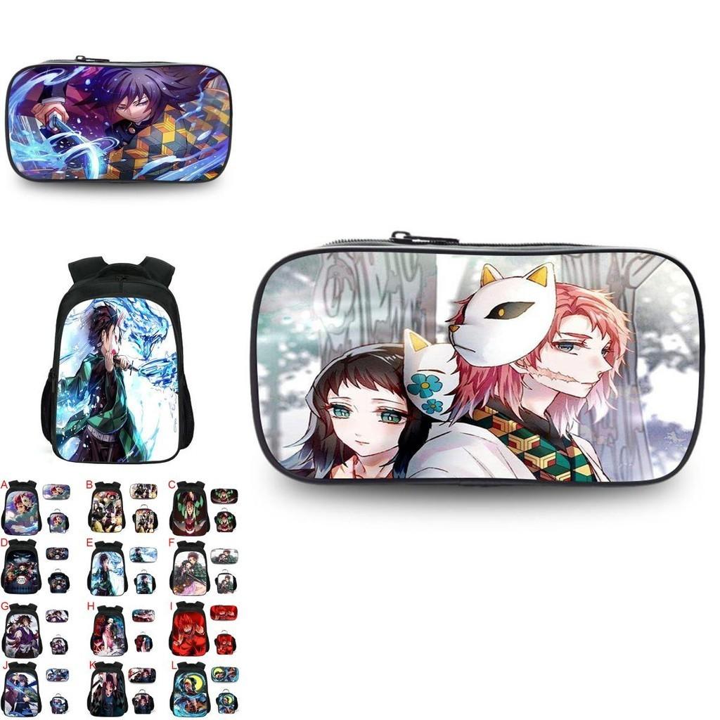 Large Capacity Demon Slayer Kimetsu No Yaiba Backpack With Durable Material And Stylish Design