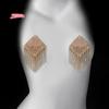 1Pair Sexy Rhinestone Nipple Chains Stickers Self Adhesive Tassels Breathable Comfortable Bras Accessories for Women