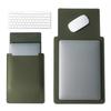 Non-Magnetic Laptop Sleeve - Compact Durable Synthetic PU Case With Rolling Function For Computer Laptop Bag