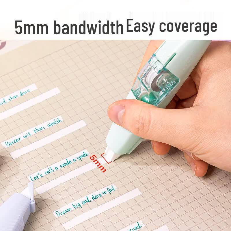 Deli 18m Pen-Style Correction Tape with 1+2 Refills