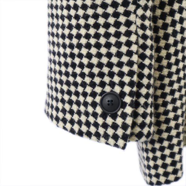 Emporio Armani Made In Italy Wool Tailored Jacket 38 Beige X Black Blazer Women Used