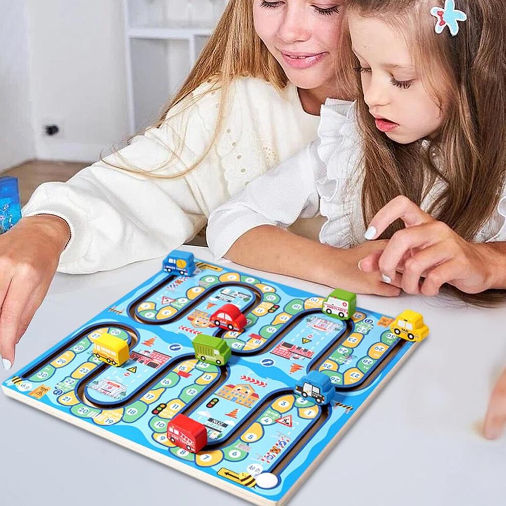 Farben Und Zahlen Labyrinth Spielzeug  Motorikbrett Aus Holz  Sensorisches Spielzeug