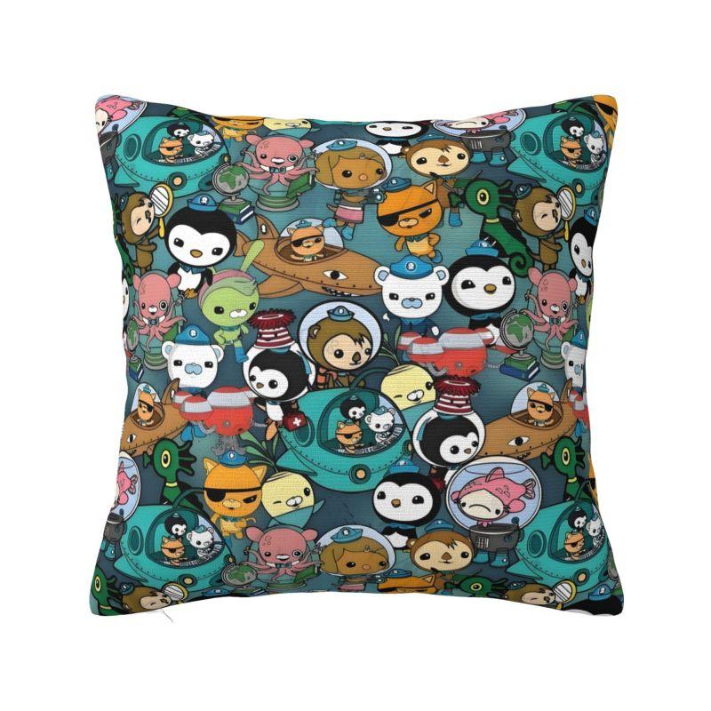 Custom Disney The Octonauts Adventure Luxury Pillow Cover Home Decor Car Cushion
