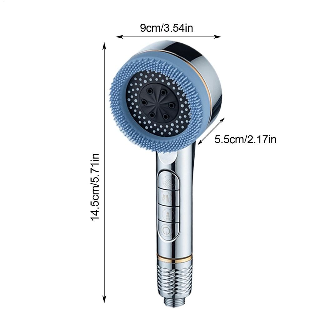 One-Key Stop Shower Head with Filter Element Shower Sprayer Head  Bathroom Accessories
