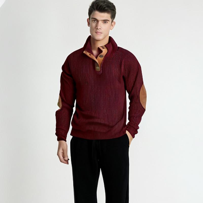 

2024 Весенне-осенний мужской вельветовый свитер европейского размера S-5XL, повседневный вельветовый свитер с воротником-стойкой и длинными рукавами 5XL