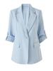 Women's Five-Sleeve Loose Linen Blazer for Summer 2026 - New Casual Style