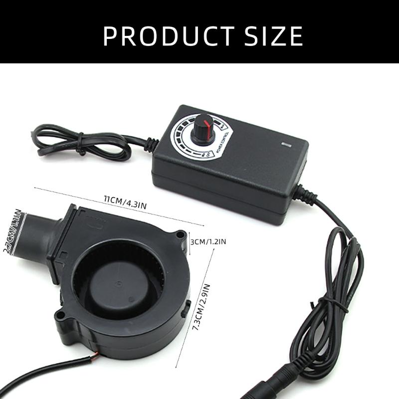 BBQ-Lüfter 12V Gebläselüfter Luftkühlung für Camping Schneller Holzkohleanzünder Outdoor-Barbecues Camping Kochen Picknicks