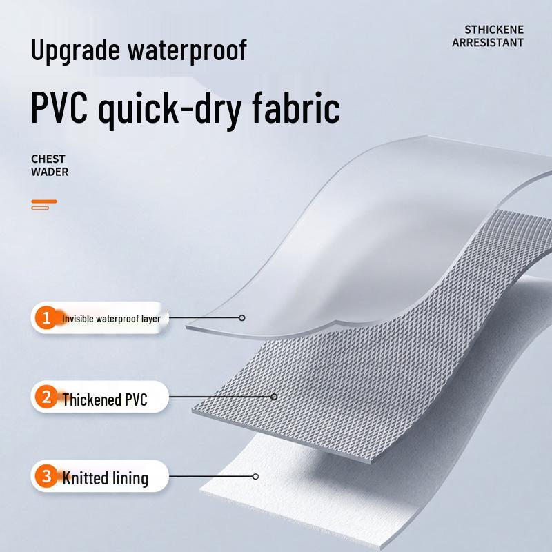 Waterproof Fishing Waders with Boots - Half & Full-Body Rain Pants