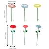 Iron Bird Feeding Dish Creative Bird Water Bowl Flower Shaped Bird Bath  Hummingbird