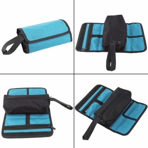 Hilitand Foldable Tool Roll, Tool Bag with Hand Strap for Professionals and Technicians