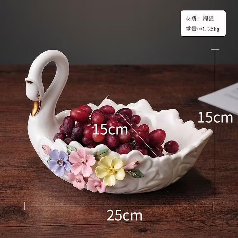 2 Stück Schwanenstatue Hübsche Kreative Schwanenskulptur Figuren Keramik Handwerk Kunst Heimdekoration Zubehör 1 Paar Hochzeitsgeschenk