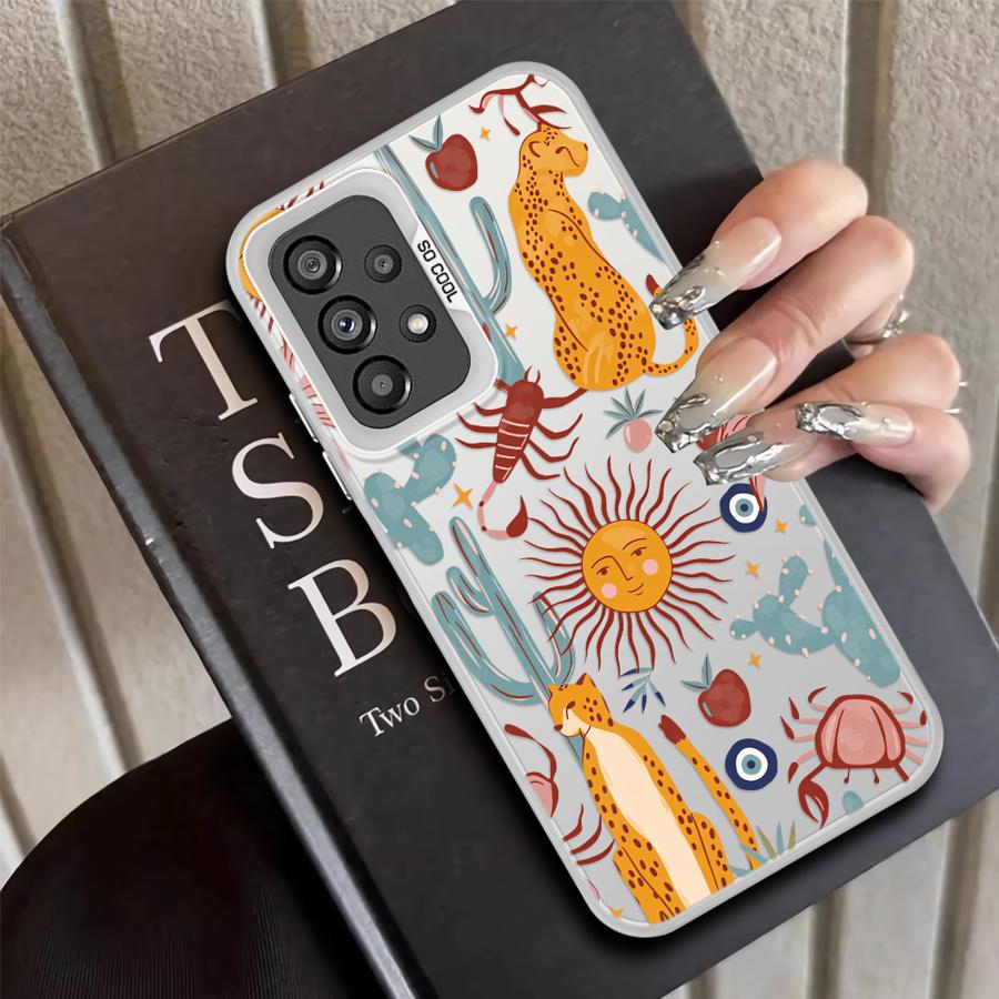 

Flower Animals Case for Samsung Galaxy A31 A35 A13 A14 A34 A21s A23 A26 A17 A20s A12 A24 A25 A15 A16 Phone Cover Galaxy A23 5G