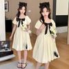 Modisches Sommerkleid für Mädchen, Lässiges Prinzessinnen-Kleid für Kinder