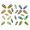 Four Seasons Scenery Nail Art Patch Natural Flower Nail Art Patch Removable Wearable Nail
