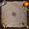 Symbol Pattern Astrology Tablecloth Altars Cloth Square Divinations Card Table Cloth Witchcrafts Deck Cloth Enduring