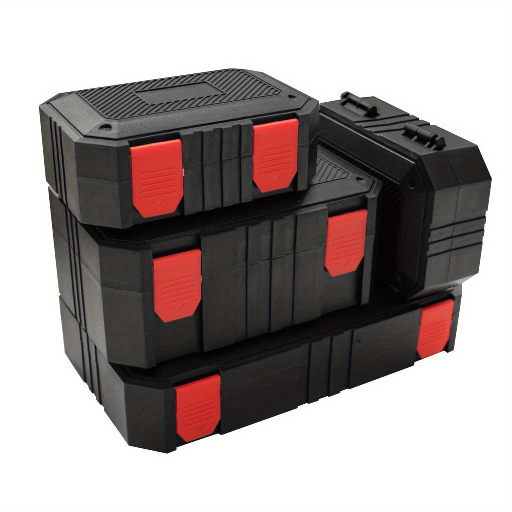 Plastic Packaging Box Small Hardware Accessories Storage Case Aiming Plastic Tool Box Organizer Drill Storage Case (No Cotton)
