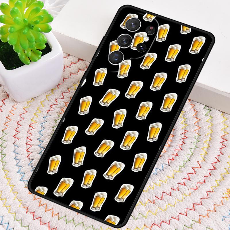Beers Alcohol Bubble Phone Case for Samsung Galaxy Note 10 Pro S26 Ultra S23 S24 FE S25 S21 S22 PLUS Shockproof Cove