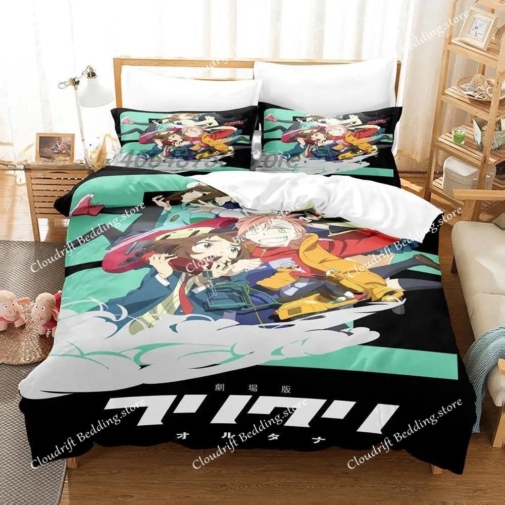 FAshion 3d Print Anime FLCL Bedding Set Single Twin Full Queen King Size Bed Set Adult Kid Bedroom Duvetcover Sets Home Textiles