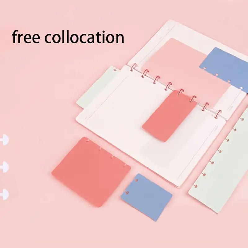 KW-trio Portable Mushroom Hole Puncher Loose-leaf Hole Puncher Disc Ring Binding Cutter T-type Paper Puncher Stationery Supplies