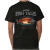 Gill McFinns Black Water Chinook Fishing Womens or Mens Crewneck T Shirt Tee