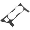 Water Cup Holder Panel Sticker Trim Soft Carbon Fiber Decors Fit for Corolla 2014 2018