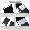 PU Business Card Bag Business Card Case Full Foreskin Vertical Cigarette Case 7 Magnetic Card Holder Dual-use Card Holder