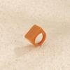 Korean Punk Candy Color Chunky Marbling Solid Color Resin Rings Finger Rings Fashion Jewelry Thumb Rings