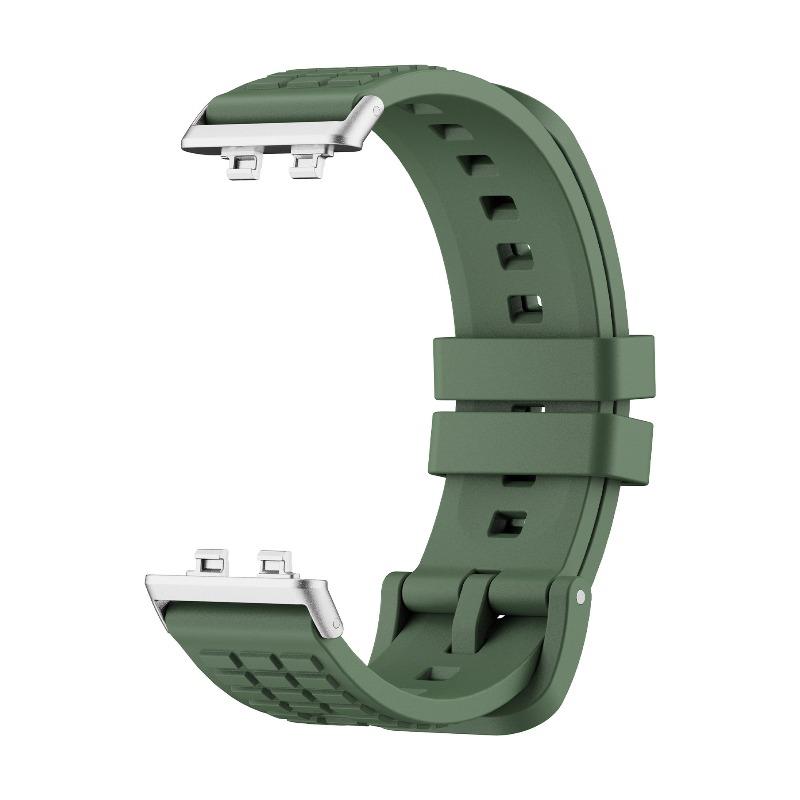 

Original wristbelt For Huawei Band 11 pro strap SmartWatch Accessories Replacement Sport Silicone bracelet Correa Huawei Band 11 For huawei band 11/11 pro зелений