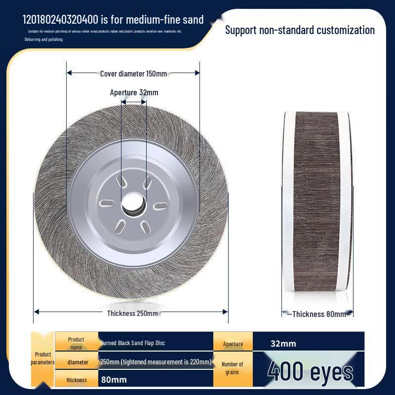 

Jundingying Calcined Stainless Steel Polishing Flap Wheel