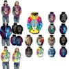 Vibrant Skull Print Digital Pullover Hoodie For Men Comfortable Loose Fit