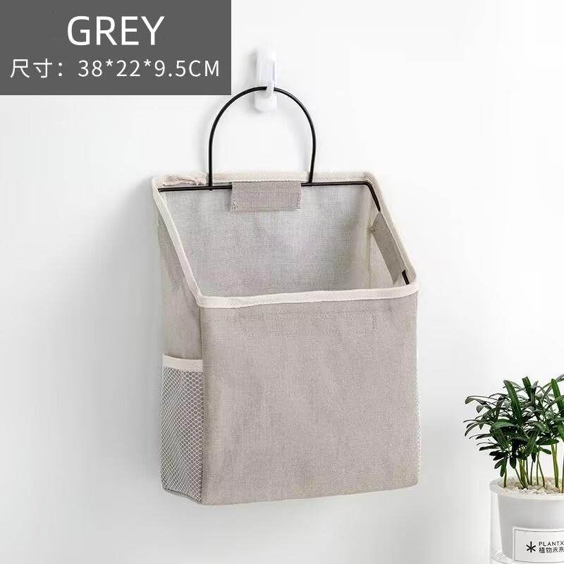 Lenjerie din bumbac, pentru agățat pe perete, pentru dormitor, geantă de depozitare, ușă, dulap, dulap de masă, coș organizator pentru cărți, reviste CD