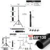 Tshape Stand Background Adjustable Telescopic Backdrop Stand Studio Video Live