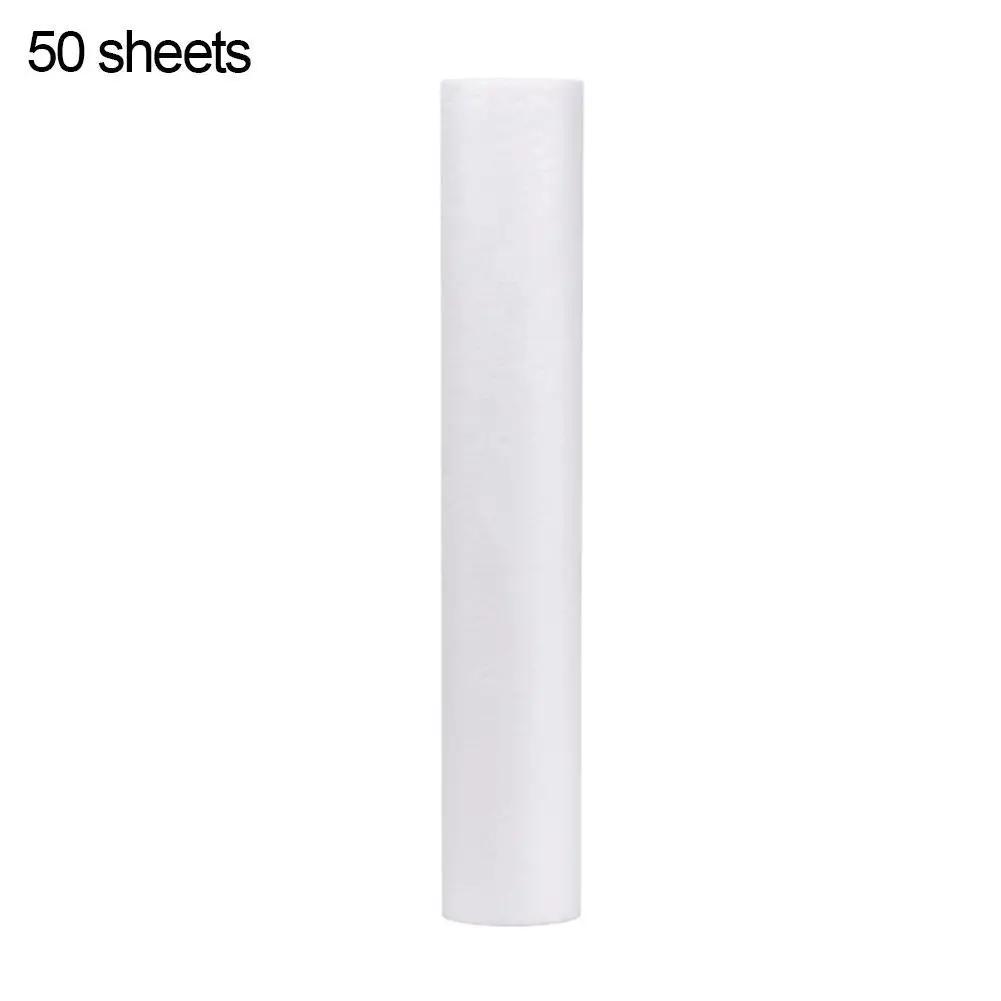 

50 pcs Disposable Spa Massage Mattress Sheets Salon Massage Bed Sheets Non-Woven Headrest Paper Roll Table Cover Tattoo Supply белый