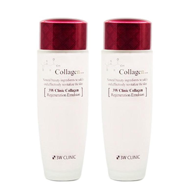 3W Clinic Collagen Regeneration Emulsion – 150ml (2 Pack)