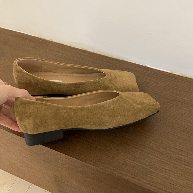 Mode Mode Eckige Zehenpartie Schuhe Damen Ballerinas Slipper Schuhe Lässig Weich Damen Flache Damenschuhe Mit Schuhen