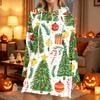 Women's Casual Christmas Print Long Sleeve Hooded Sweatshirt Top
