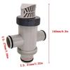 Heavy Duty Pool Valves Assembly and Hose Conversion Set Plastic Texture Suitable for Ground Pools Easy Installation