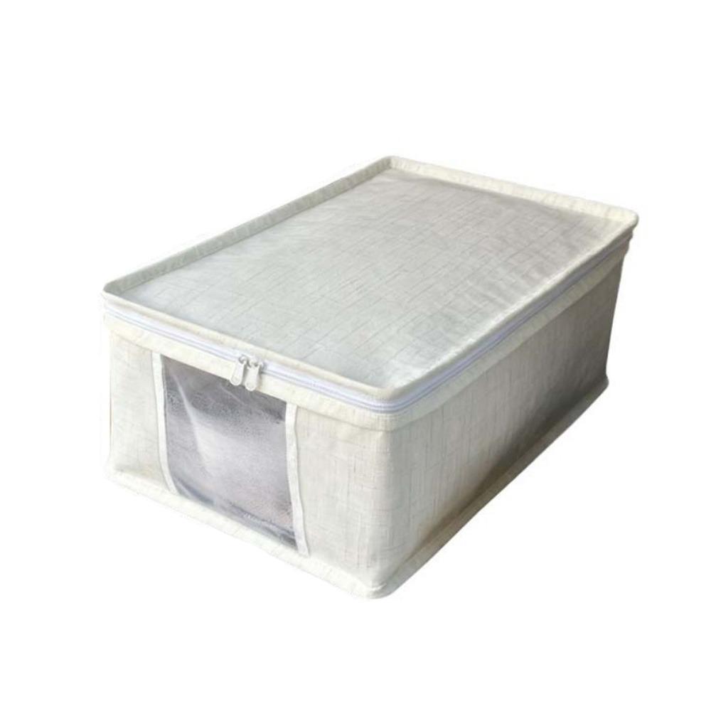 Large Capacity Visible Clothes Storage Box Dust-proof Clothes Moving Box Clothing Storage