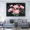 Kit Fai da Te Ricamo Completo Fiore Perline 9CT per Decorazione Soggiorno Camera da Letto